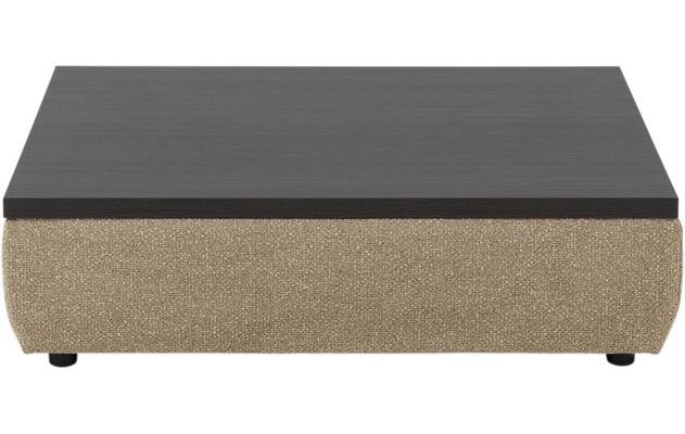 Goossens hocker lago bruin stof - 8252196-{merk}-lago-hocker-stof-01